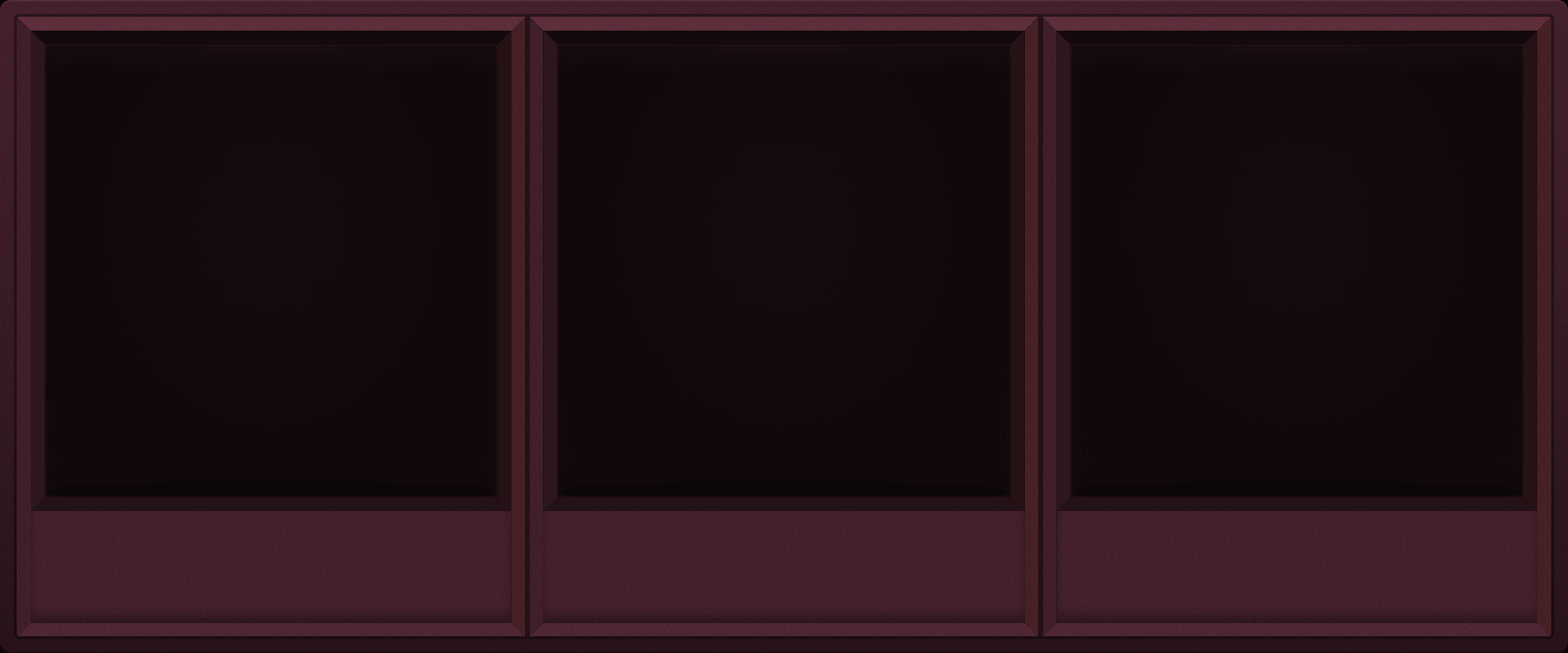 Dusk Rose Display Case (1x3)